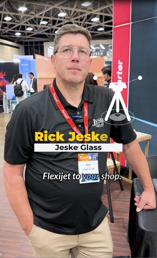 Rick Jeske Jeske Glass Interview Flexijet at Glassbuild